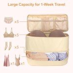 Cambond 4-in-1 Travel Underwear Organizer Bag