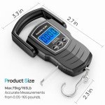 Digital Luggage Scale with Measuring Tape and Hook