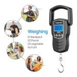 Digital Luggage Scale with Measuring Tape and Hook
