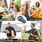 Digital Luggage Scale with Measuring Tape and Hook