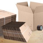 Boxery 8"x8"x8" Eco-Friendly Cardboard Storage Boxes 25-Pack