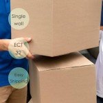 Boxery 8"x8"x8" Eco-Friendly Cardboard Storage Boxes 25-Pack