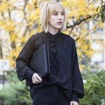Cossini Black Vegan Leather Business Portfolio Padfolio