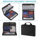ENGPOW Fireproof Accordion File Organizer with Handle