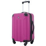 20" Fuchsia Hardside Expandable Spinner Luggage