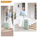 Joyway 5-Piece Lightweight Hardside Luggage Set