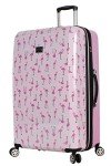 Betsey Johnson 30" Expandable Hardside Luggage - Flamingo