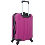 20" Fuchsia Hardside Expandable Spinner Luggage