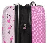 Betsey Johnson 30" Expandable Hardside Luggage - Flamingo