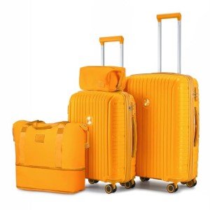 Joyway 2-Piece Hardside Luggage Set in Orange
