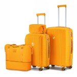 Joyway 2-Piece Hardside Luggage Set in Orange