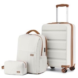 Kono 3-Piece Lightweight Hardshell Suitcase Set