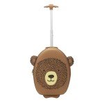 Little Me Brown Bear Luggage and Backpack Set