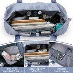 Expandable Foldable Travel Duffel Bag with Pouches