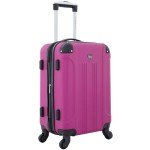 20" Fuchsia Hardside Expandable Spinner Luggage