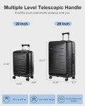 CENSIEN 2-Piece Luggage Set with Spinner Wheels