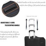Expandable 3-Piece Softside Luggage Set with Spinner Wheels