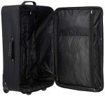Black Plaid 4-Piece Softside Luggage Set
