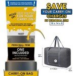 Narwey Foldable Travel Duffel Bag for Spirit Airlines