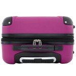20" Fuchsia Hardside Expandable Spinner Luggage