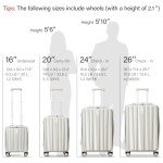 Hanke 16-Inch Underseat Hard Shell Luggage