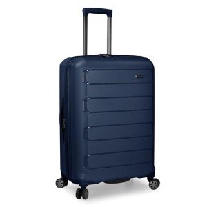 Navy Expandable Hardshell Spinner Luggage by Traveler's Choice
