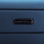 Navy Expandable Hardshell Spinner Luggage by Traveler's Choice