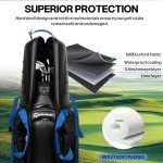 Wheeled Golf Travel Bag with Hard Shell Case