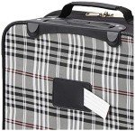 Rockland Expandable Black Plaid Luggage Set - 2-Piece