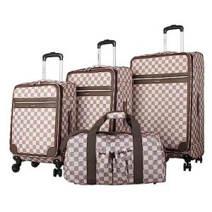 Steve Madden 4-Piece Softside Luggage Set