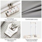 Hanke 24" Lightweight Hard Shell Spinner Suitcase