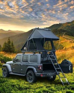 BAMACAR Hard Shell Rooftop Camping Tent