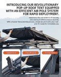 BAMACAR Hard Shell Rooftop Camping Tent