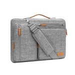 MOSISO Gray Laptop Shoulder Bag for 15-15.6 Inches