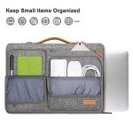 MOSISO Gray Laptop Shoulder Bag for 15-15.6 Inches