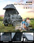 BAMACAR Hard Shell Rooftop Camping Tent