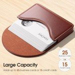 MaxGear PU Leather Business Card Holder Wallet