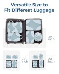 BAGSMART Compression Packing Cubes - 6-Pack Set