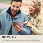 MaxGear PU Leather Business Card Holder Wallet