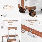 Somago Expandable 4-Piece Lightweight Luggage Set