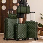 5-Piece Hard Shell Luggage Set with Wheels