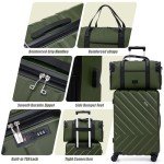 5-Piece Hard Shell Luggage Set with Wheels