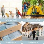 Light Blue 7-Piece Packing Cubes Set