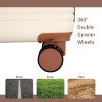 Amalodie 5-Piece Hard Case Luggage Set