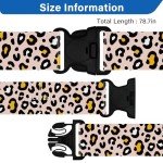 Leopard Print Luggage Straps - 2 Pack