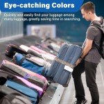 Leopard Print Luggage Straps - 2 Pack