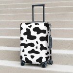 Cow Print Luggage Cover for 18-32 Inch Suitcases