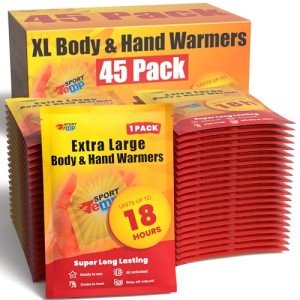 45 Pack of Long Lasting Hand & Body Warmers