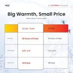 45 Pack of Long Lasting Hand & Body Warmers