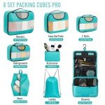 Veken 8-Piece Kids Packing Cubes Set